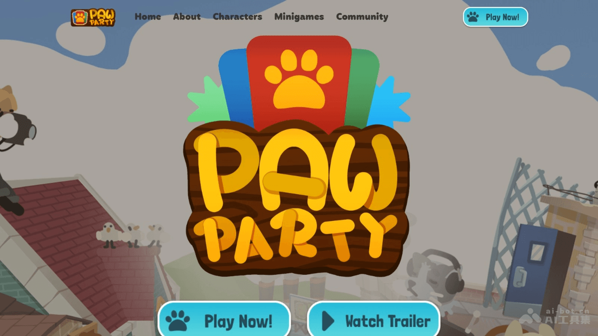 Paw Party – AI驱动的宠物养成社交游戏平台插图