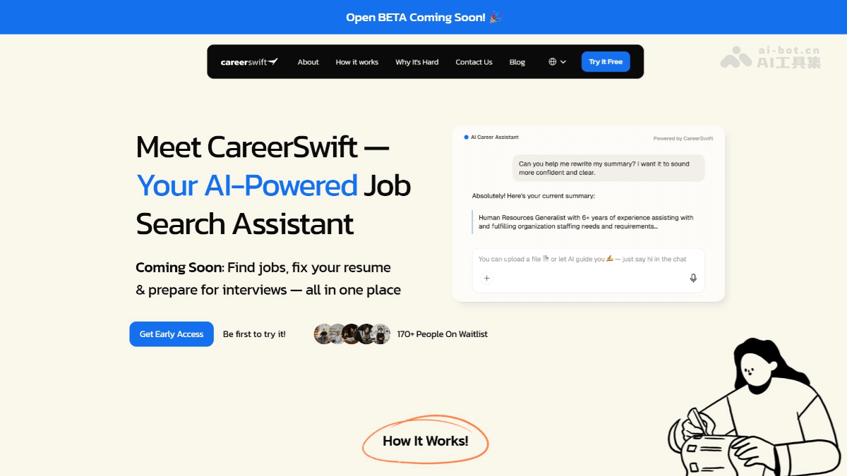 CareerSwift – AI求职助手，AI分析简历内容提供改进建议插图