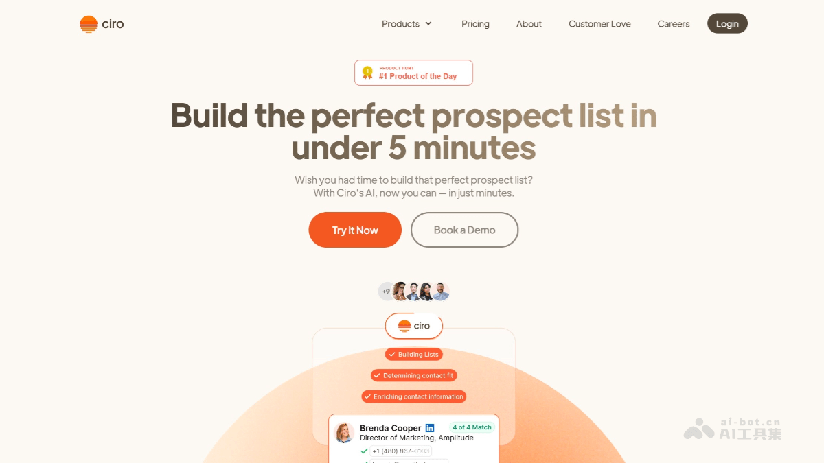 Ciro – AI销售获客工具，自动筛选潜在客户与审查匹配插图