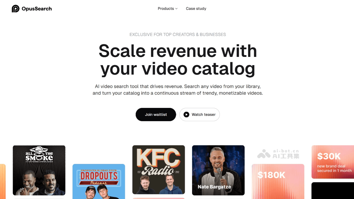 OpusSearch – OpusClip 推出的 AI 视频搜索工具插图