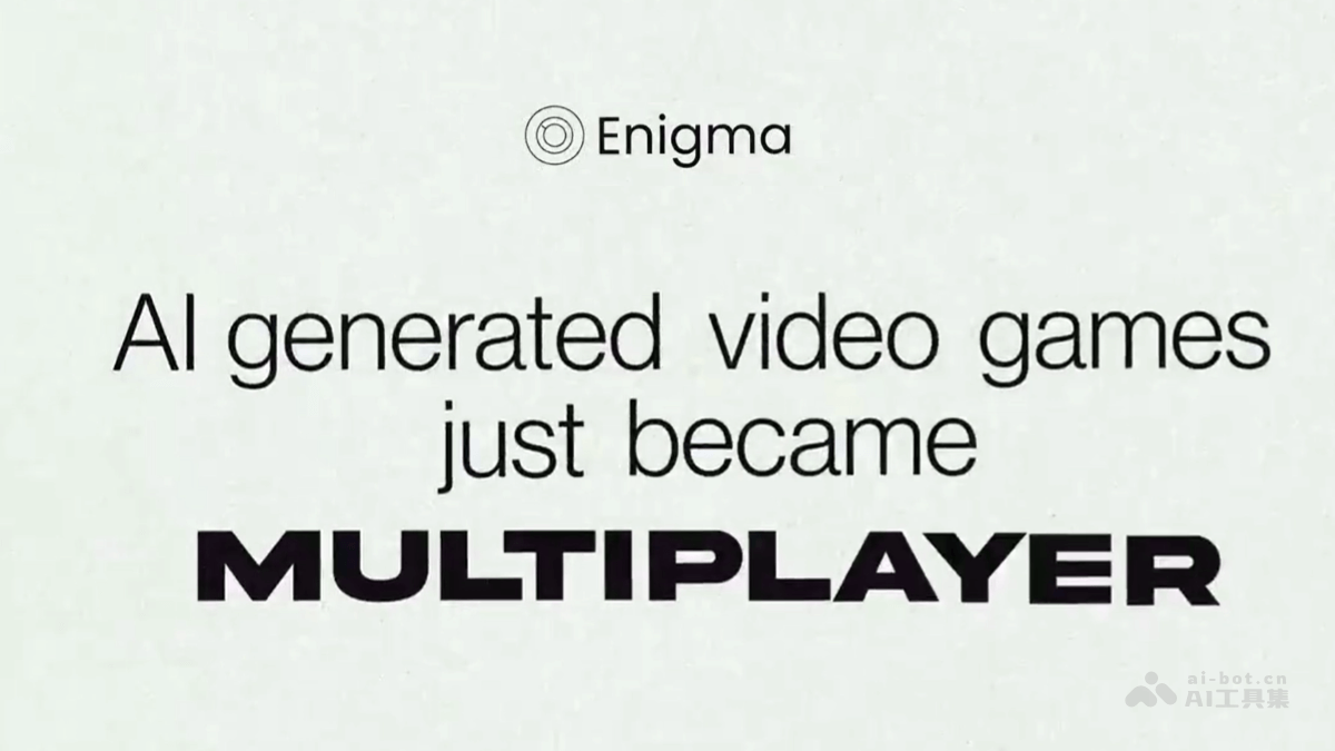 Multiverse – Enigma Labs推出的全球首款AI生成多人游戏模型插图
