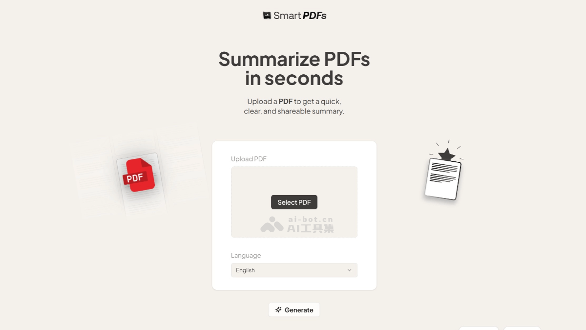 Smart PDFs – 免费开源的 AI PDF 文档总结工具插图