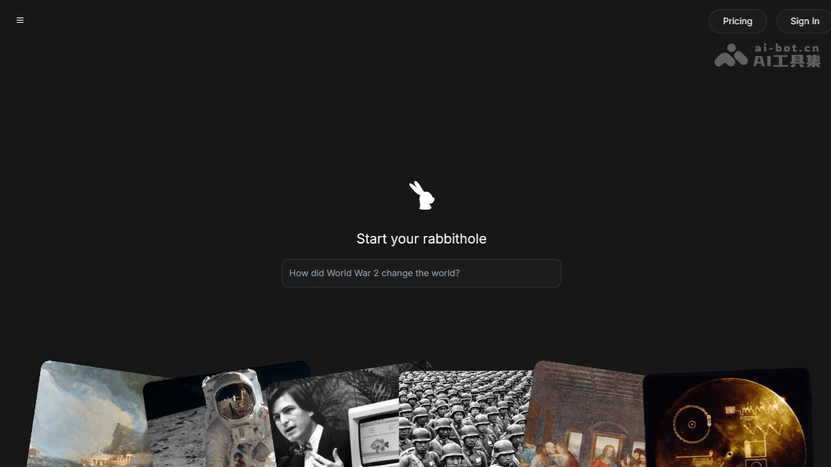 Rabbithole – AI互动式知识探索工具，无尽知识树问答插图
