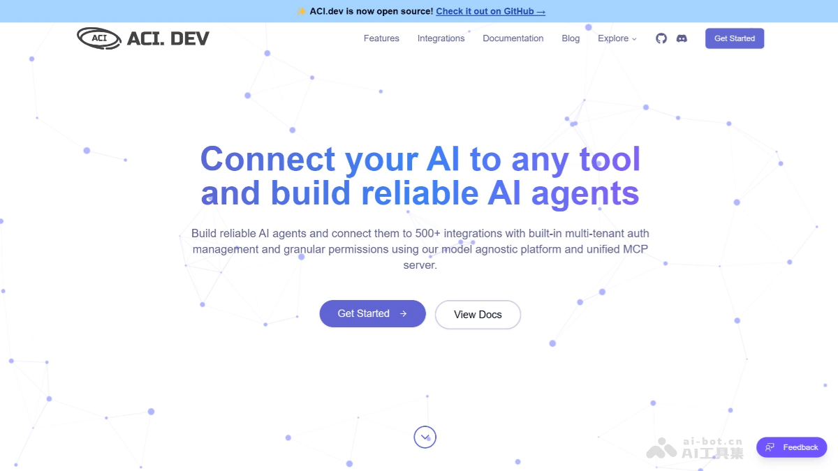ACI.dev – 为AI智能体设计的开源MCP基础设施平台插图
