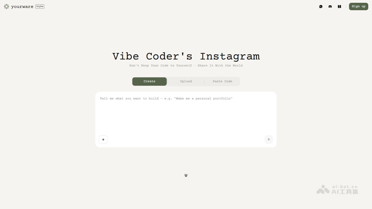 Yourware – AI网页构建平台，一键将网页代码快速上线插图