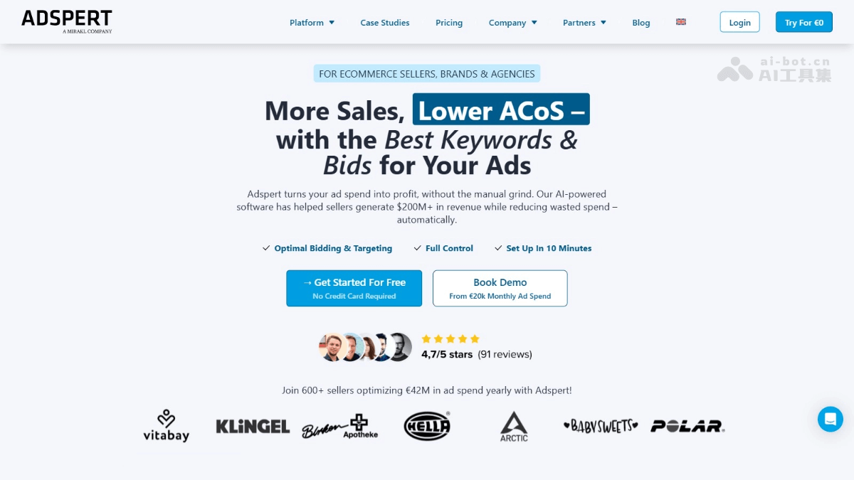 Adspert – AI电商广告优化工具，实时分析市场数据自动调整出价插图