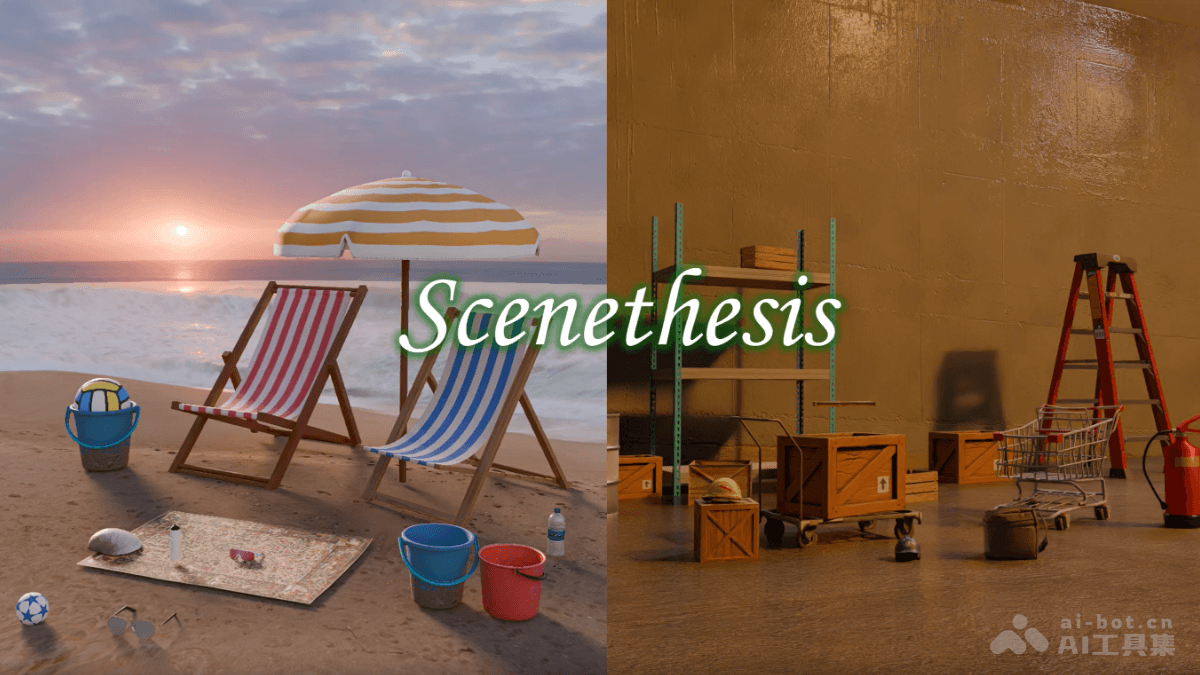 Scenethesis – 英伟达推出的交互式3D场景生成框架插图