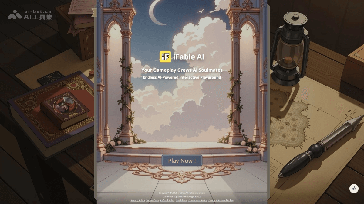 iFable – AI角色扮演互动平台，自动生成沉浸式故事游戏插图