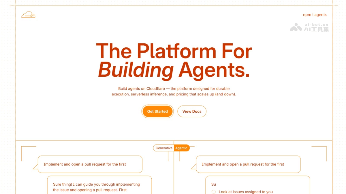 Cloudflare Agents – Cloudflare 推出的全栈 AI Agent 开发工具插图