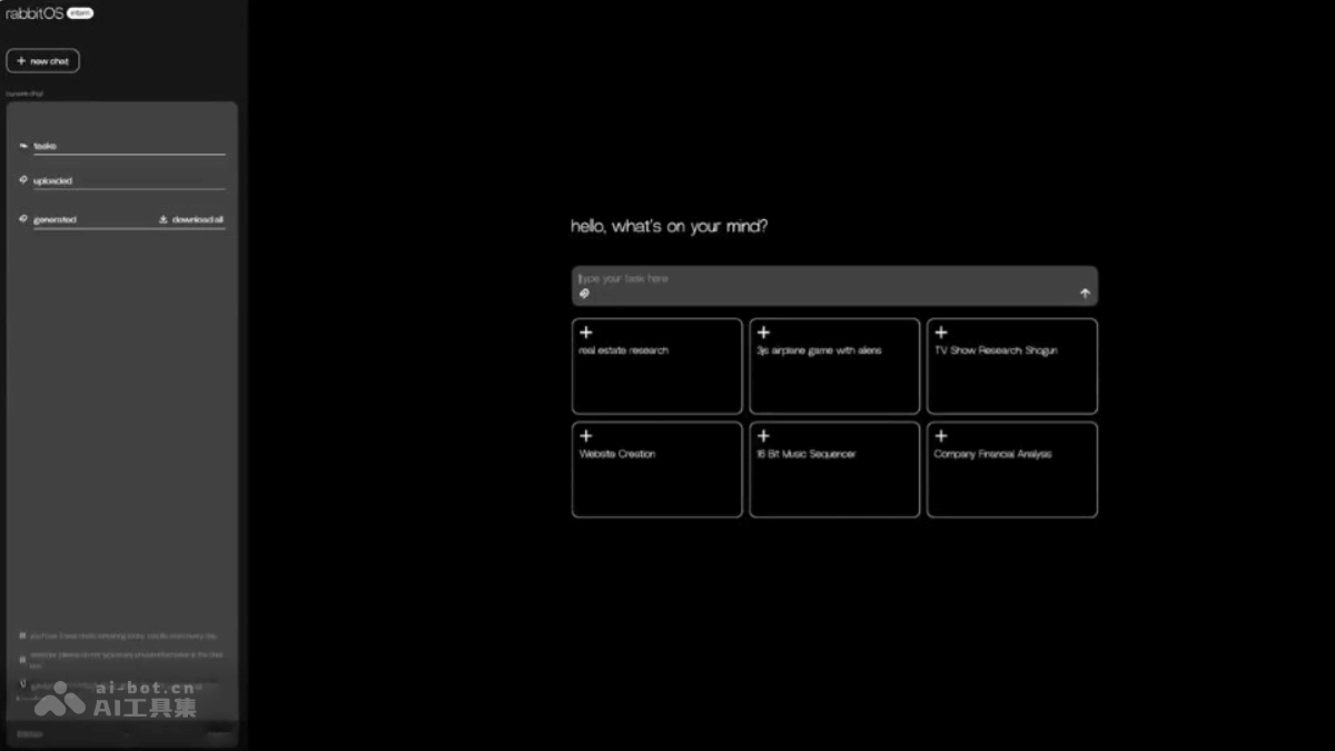 rabbitOS intern – rabbit 推出的通用型AI智能体插图