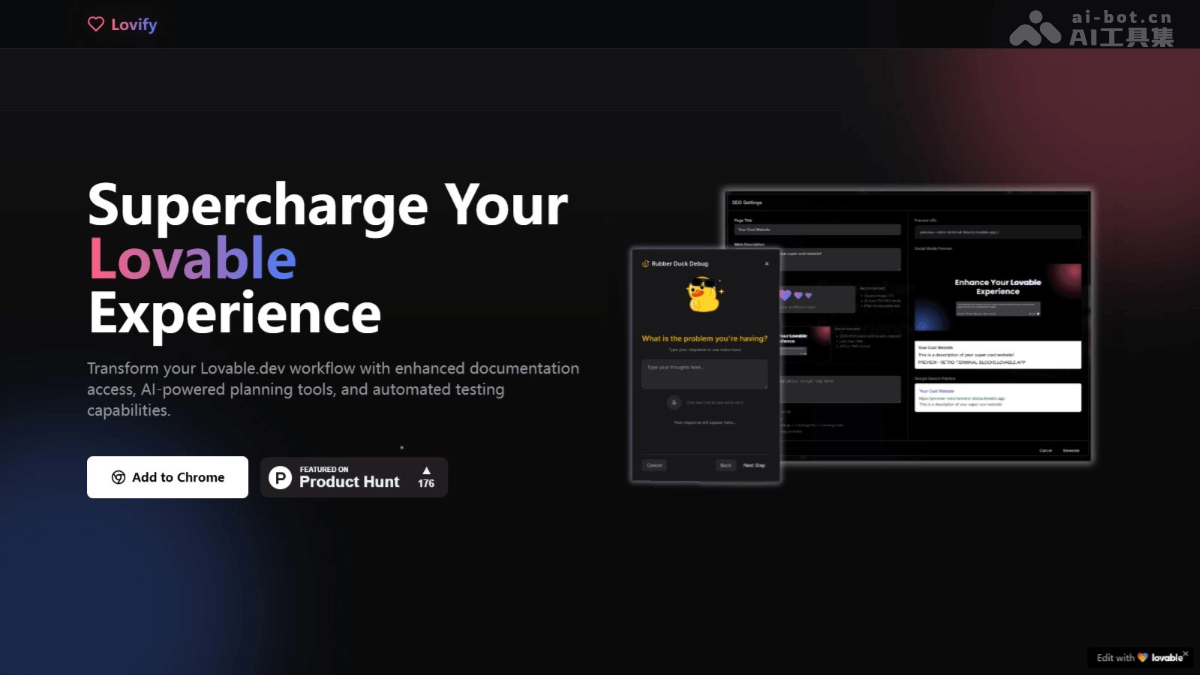 Lovify – 专为 Lovable.dev 设计的 Chrome 扩展插件插图