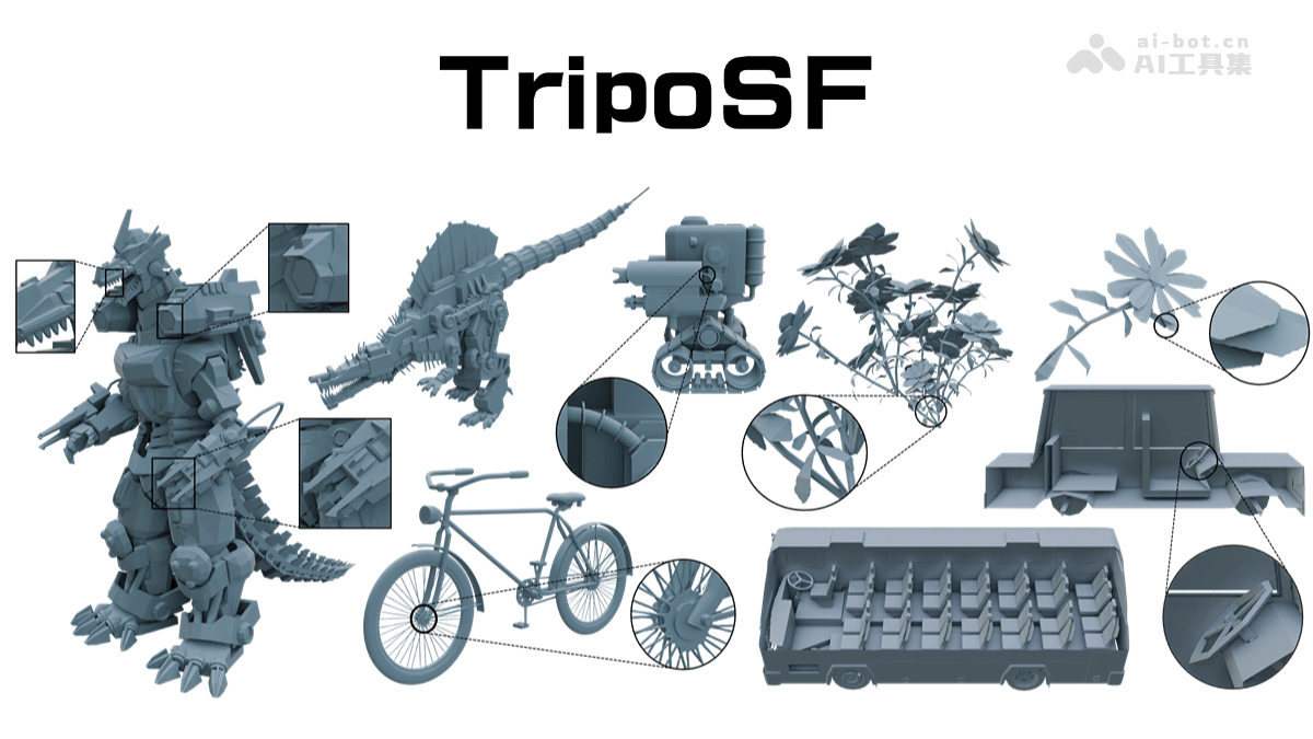 TripoSF – VAST AI 开源的新一代 3D 基础模型插图
