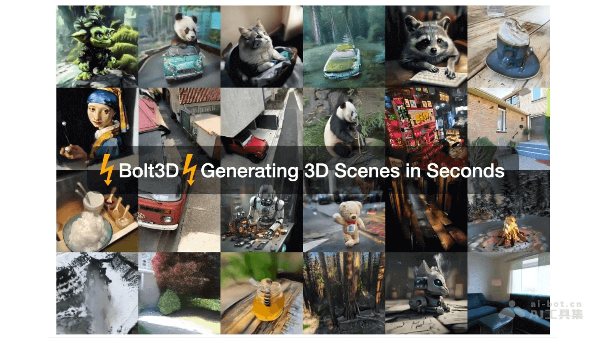 Bolt3D – 牛津大学联合谷歌推出的 3D 场景生成技术插图