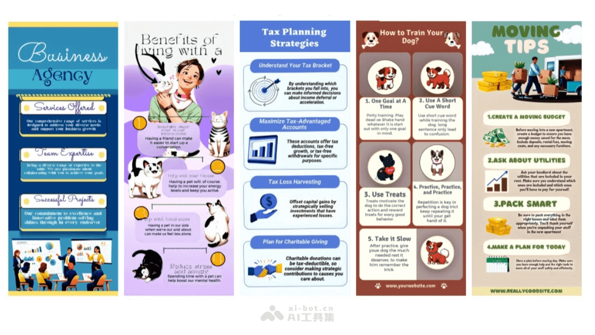 BizGen – 清华大学联合微软推出的AI信息图生成工具插图