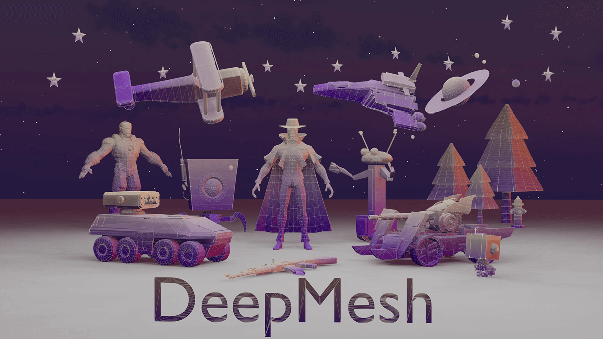 DeepMesh – 清华和南洋理工推出的 3D 网格生成框架插图