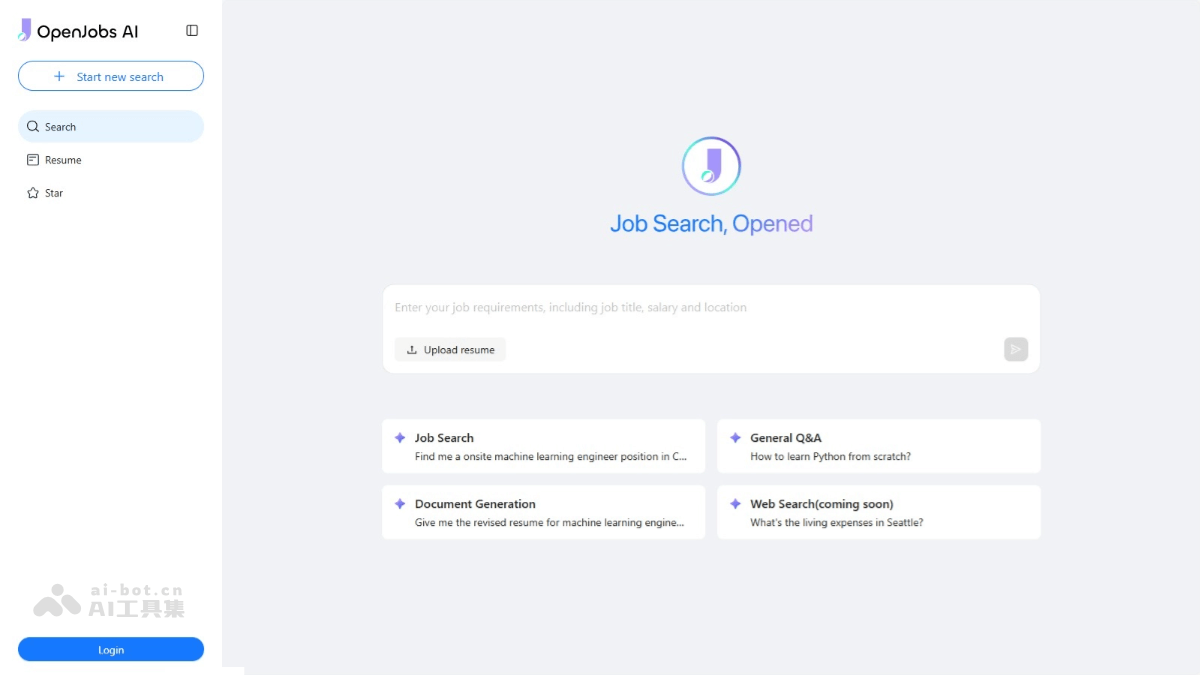OpenJobs AI – AI求职平台，精准推荐匹配的职位插图