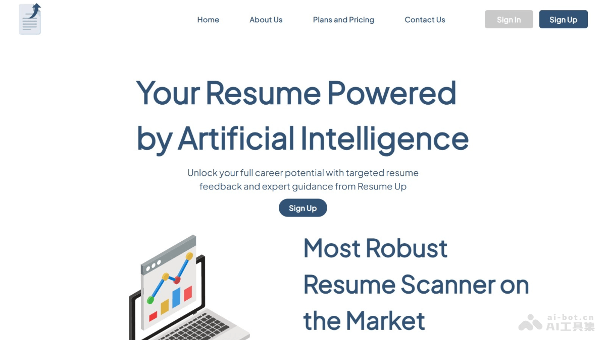 ResumeUp – AI简历生成与优化工具，对话式交互创建专业简历插图
