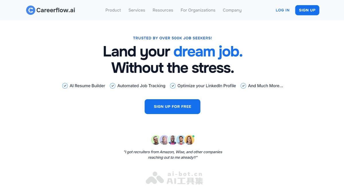 Careerflow – AI求职助手，提供简历生成与优化、面试模拟等功能插图