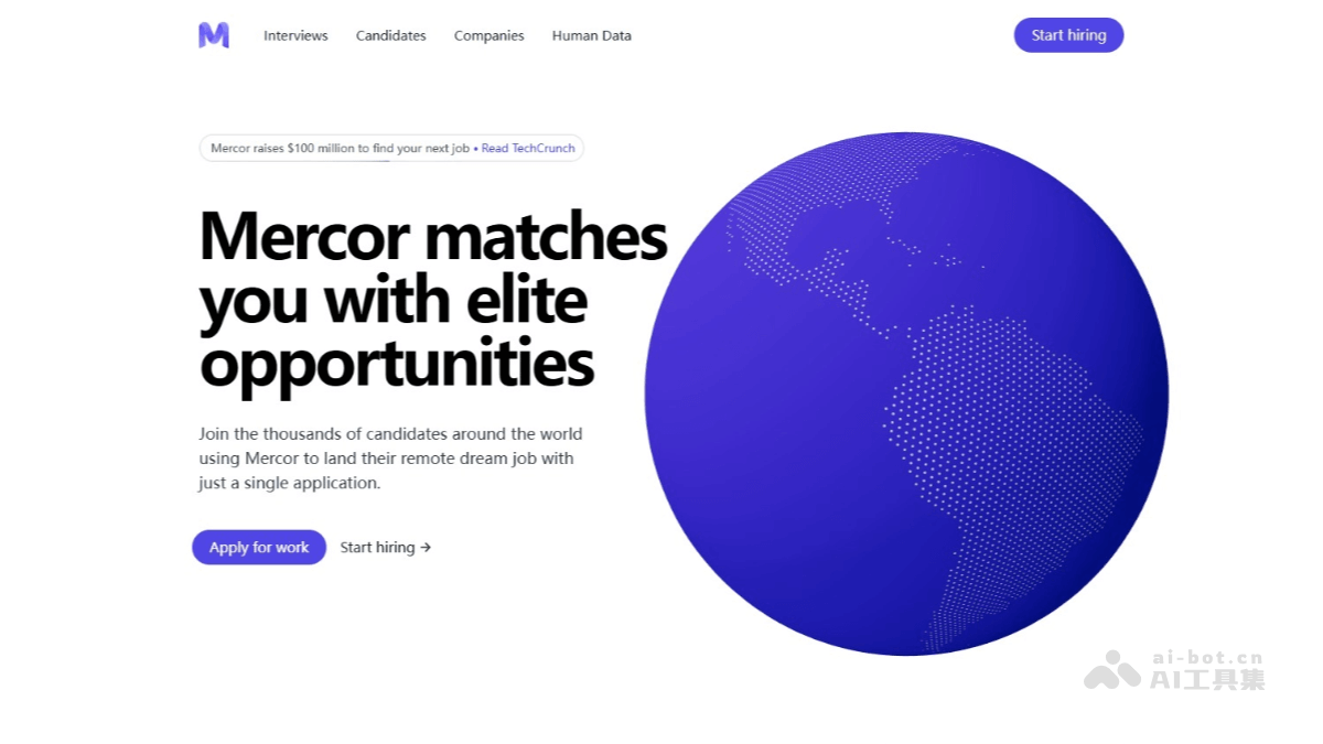 Mercor – AI招聘求职平台，提供全球人才匹配插图
