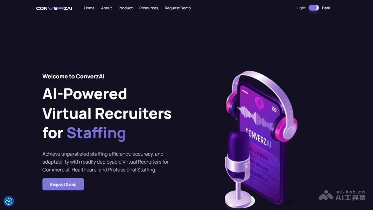ConverzAI – AI招聘平台，自动进行候选人筛选、互动、评估等环节插图
