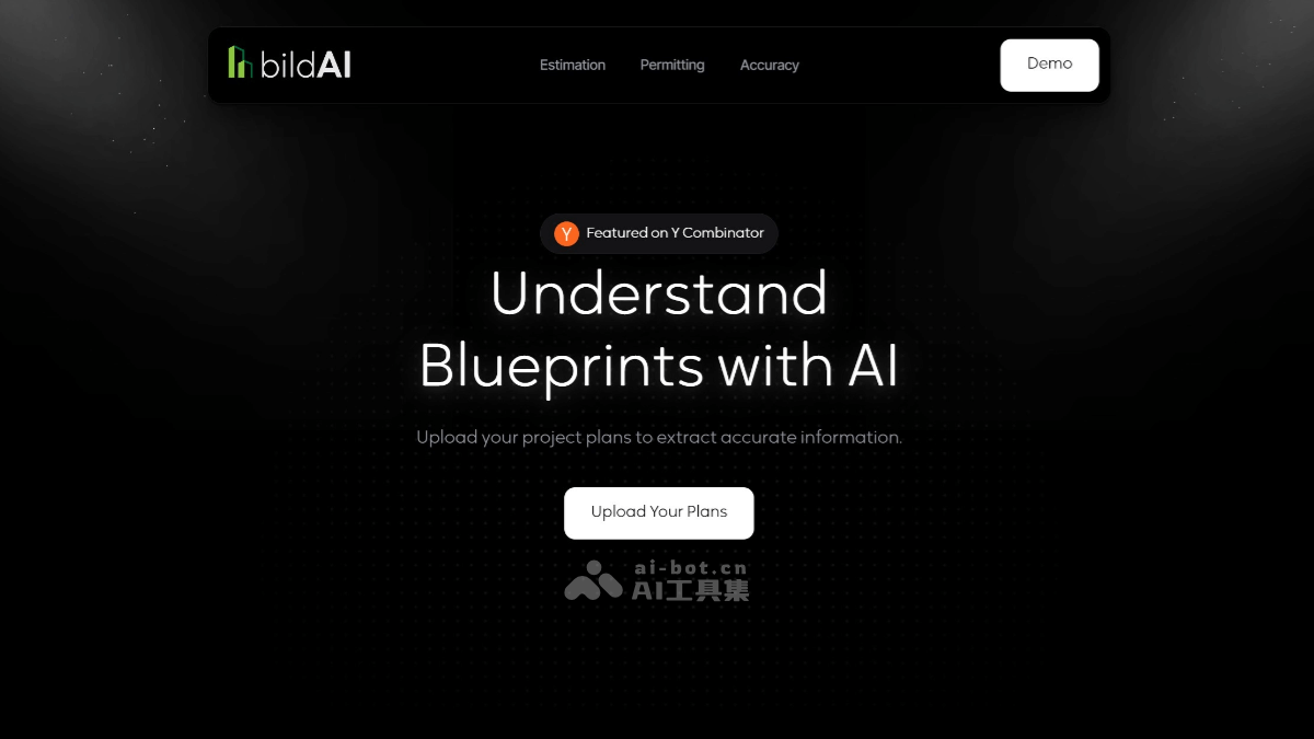 Bild AI – AI建筑工具，自动解析建筑蓝图生成材料成本估算插图