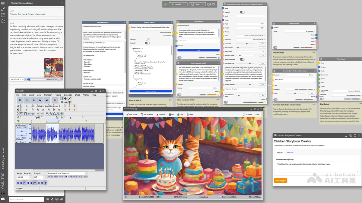 Omnitool – 开源 AI 桌面，支持多种主流AI平台和服务插图