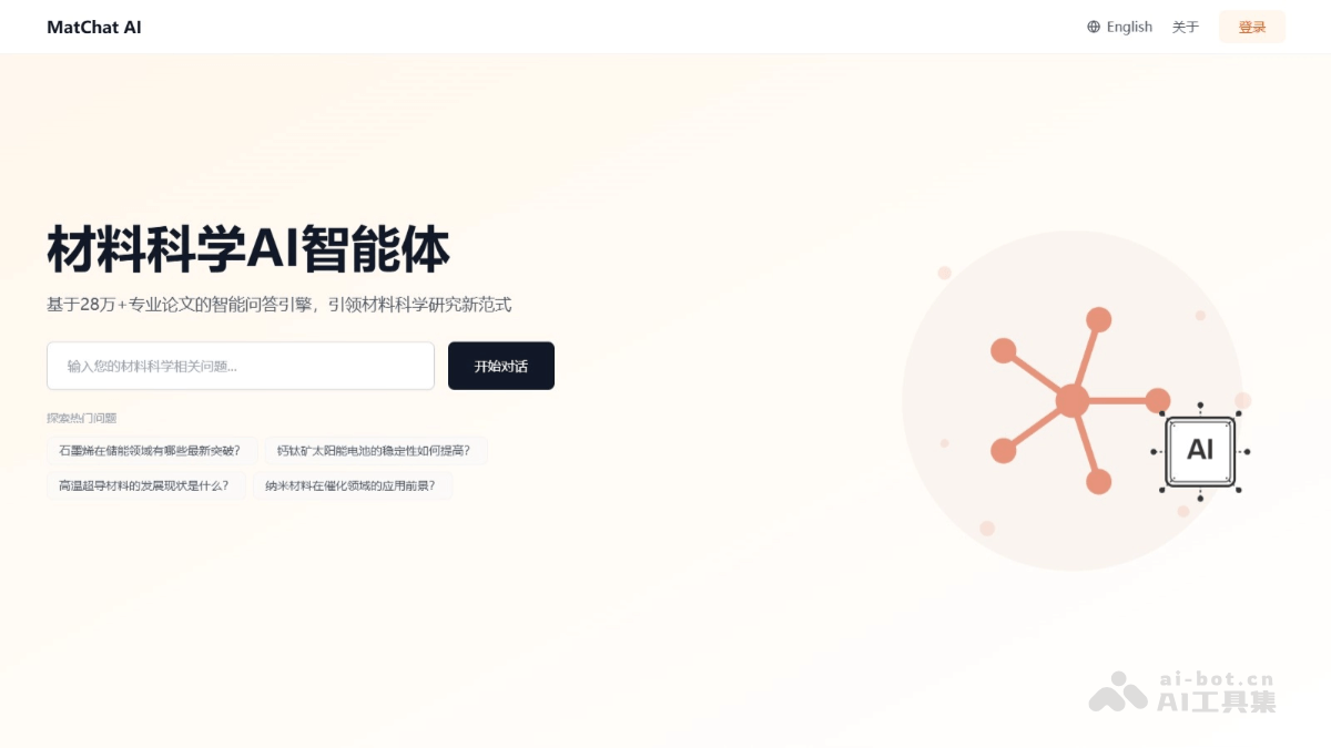 MatChat AI – 松山湖实验室推出的材料科学AI智能体插图