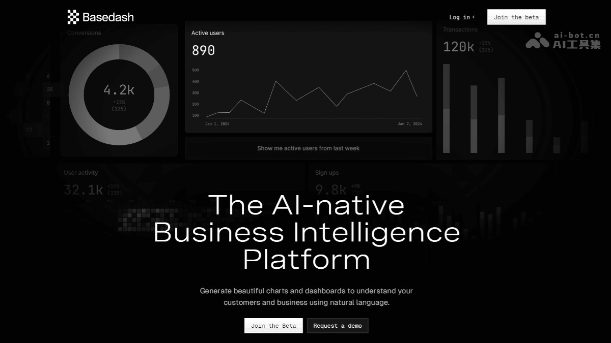 Basedash – AI数据库管理工具，零代码编写自动完成数据查看、编辑、分析插图
