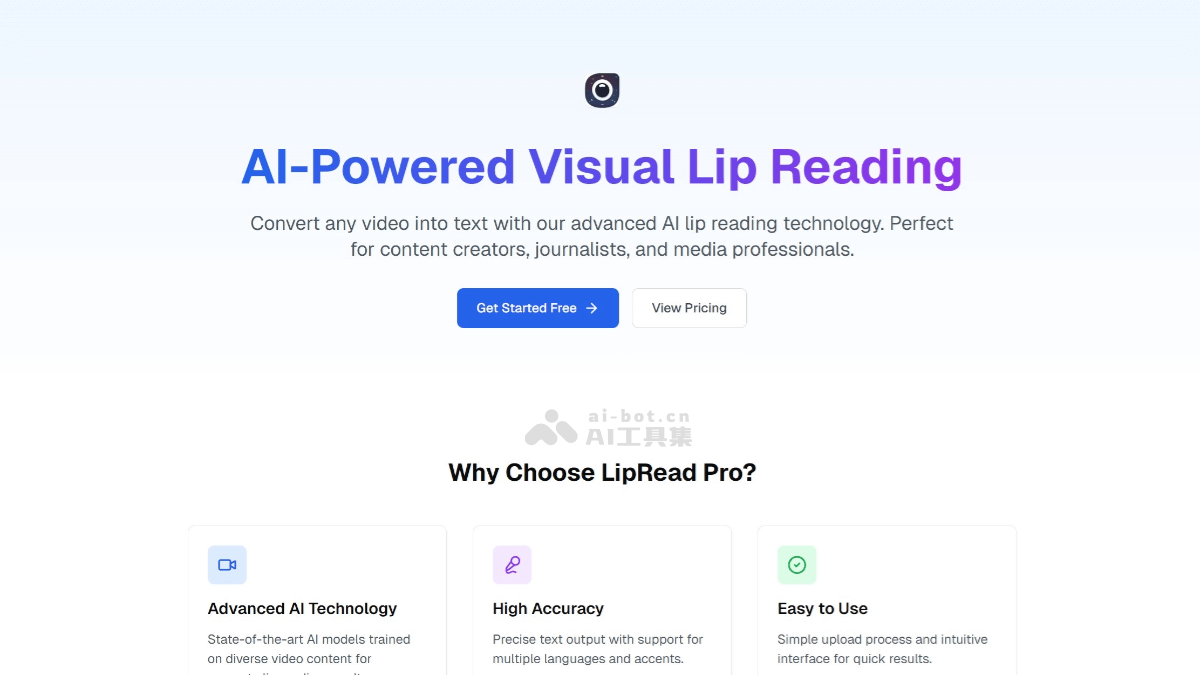 LipRead Pro – AI视频唇读工具，将视频中的唇部动作转换为文字插图