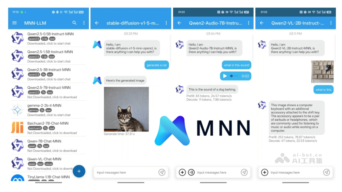 MnnLlmApp – 阿里巴巴开源的离线大模型 Android 手机应用AI助手插图