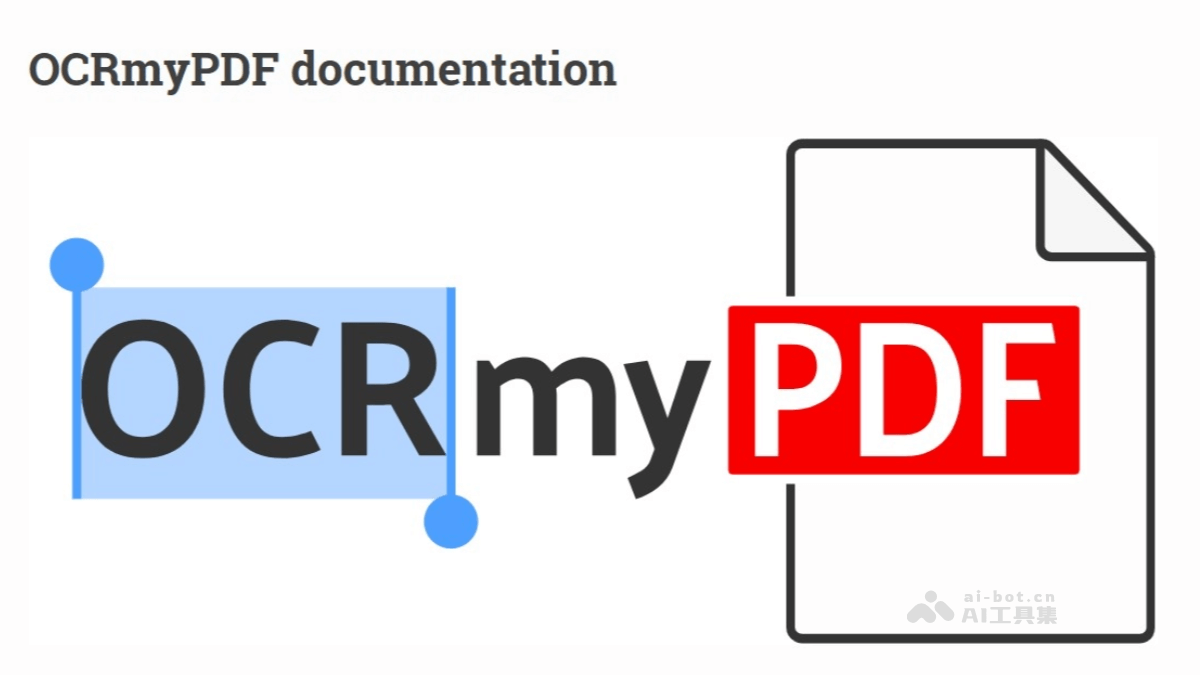 OCRmyPDF – 专为 PDF 文件转换为可搜索、可复制的文档AI工具插图