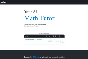 Thetawise – AI数学辅导工具，支持手写、语音和图片等多种输入方式