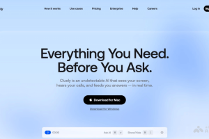 Cluely – AI桌面助手，用透明窗口形式提供实时辅助