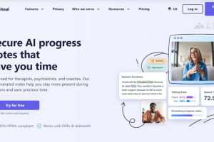 Upheal – AI心理咨询助手，自动生成临床会话笔记