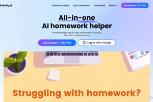 Solvely.ai – AI数学学习平台，解答基础算术到高级数学问题