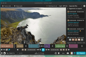 LosslessCut – 开源的AI视频编辑工具，无损精准剪辑与合并音视频文件