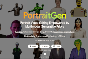 PortraitGen – 中科大推出的AI人像视频编辑工具