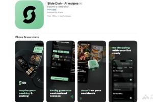 Slide Dish – AI烹饪应用，输入冰箱食材生成自定义菜谱