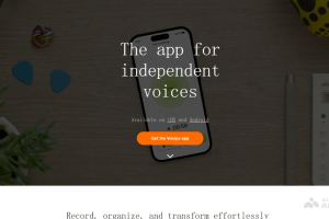 Voxiyo – AI语音笔记管理应用，支持与笔记交互式对话