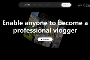 AIVLOG – AI视频剪辑工具，自动识别视频中的精彩片段
