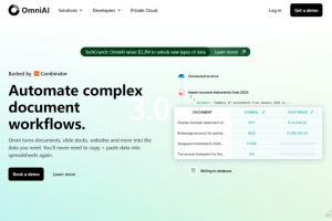 OmniAI – AI文档处理平台，支持多格式批量处理和信息提取