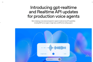 gpt-realtime – OpenAI最新推出的语音模型