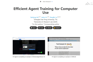PC Agent-E – 上海交大联合SII推出的智能体训练框架