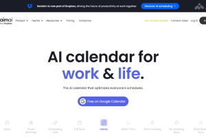 reclaimai – AI日程管理助手，自动分析日历和待办任务