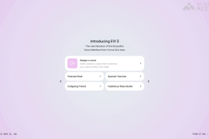 EVI 3 – Hume AI推出的语音语言模型