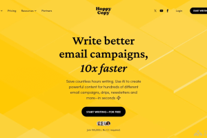 Hoppy Copy – AI写作工具，快速生成高质量多类型的电子邮件文案