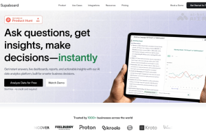 Supaboard – AI商业数据分析平台，自然语言提问生成图表