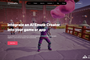Kinetix – AI驱动的自定义3D动画和表情符号创作平台