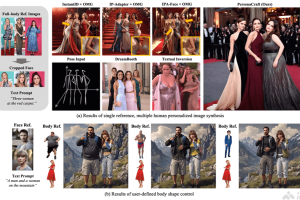 PersonaCraft – 首尔国立大学推出的单参考图像生成多身份全身图像技术