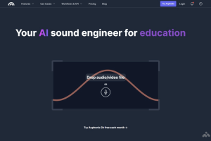 Auphonic – AI音频剪辑工具，自动完成音频处理任务生成高质量音频